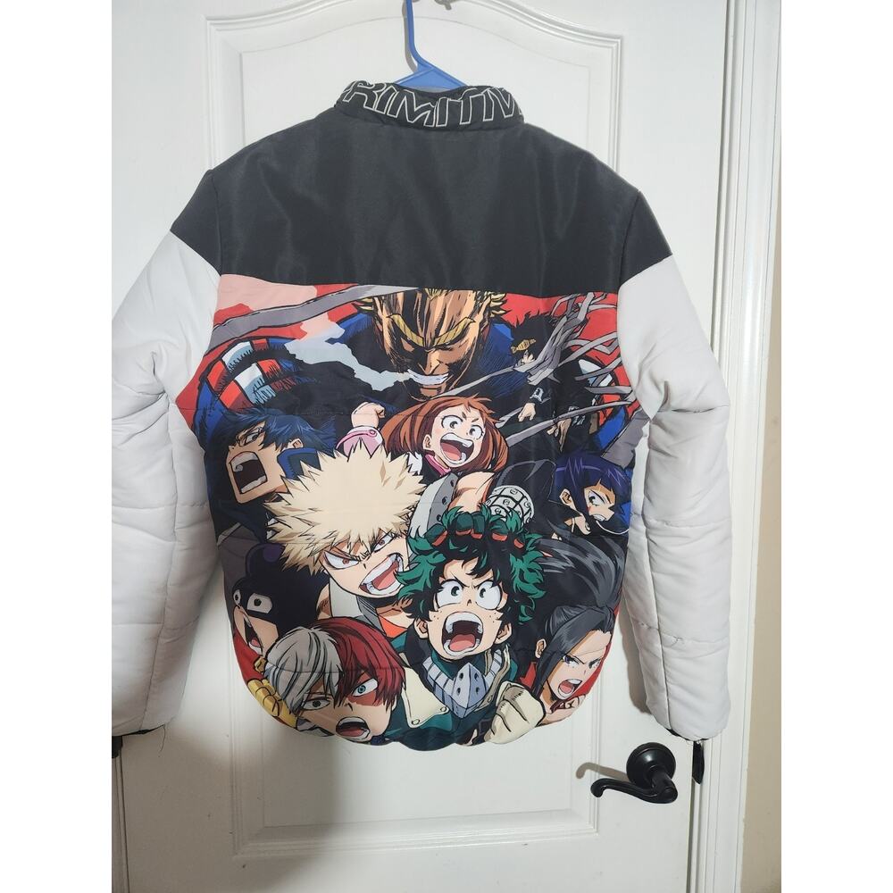 Primitive Skateboards X My Hero Academia Puffer Jacket MEDIUM